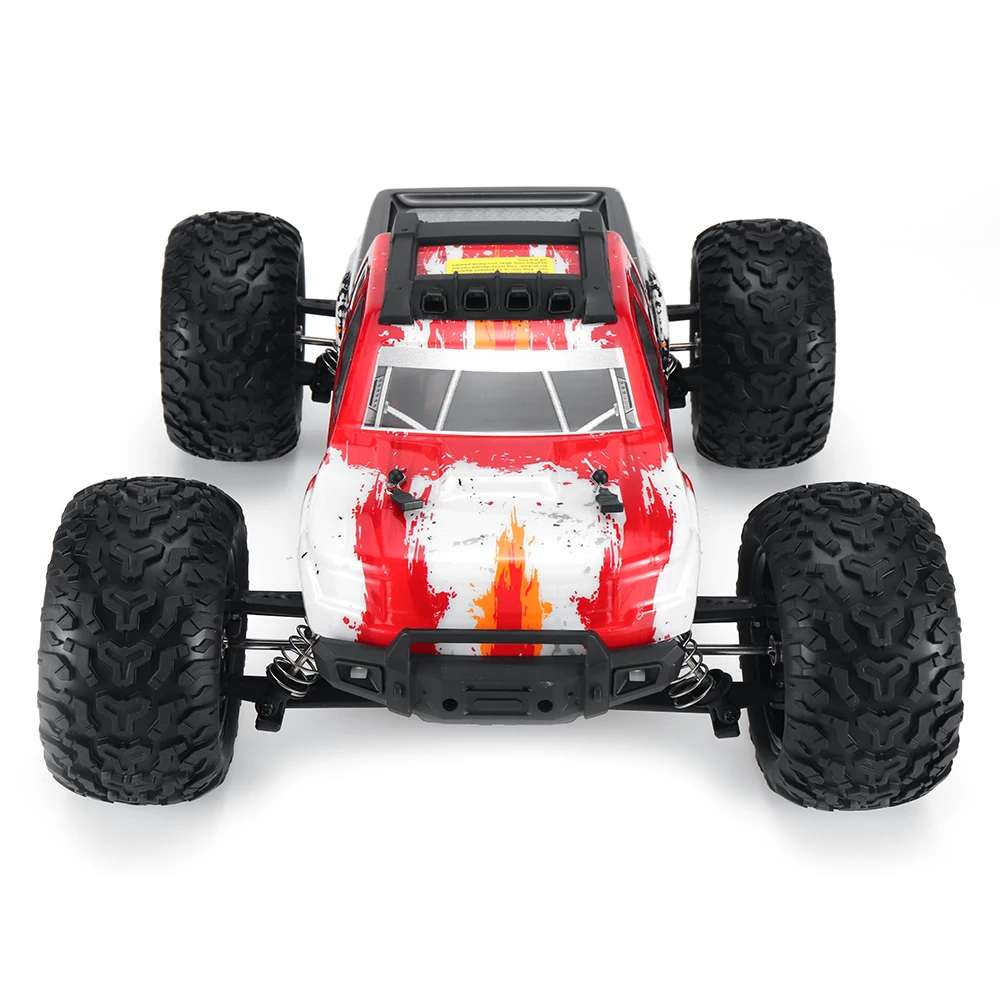 Flyhal HBX FC610 RTR Two Battery 1/10 2.4G 4WD 46km/h RC Car Vehicles LED Lights Brushed Big Truck Model Toys Kids Child Gifts 3