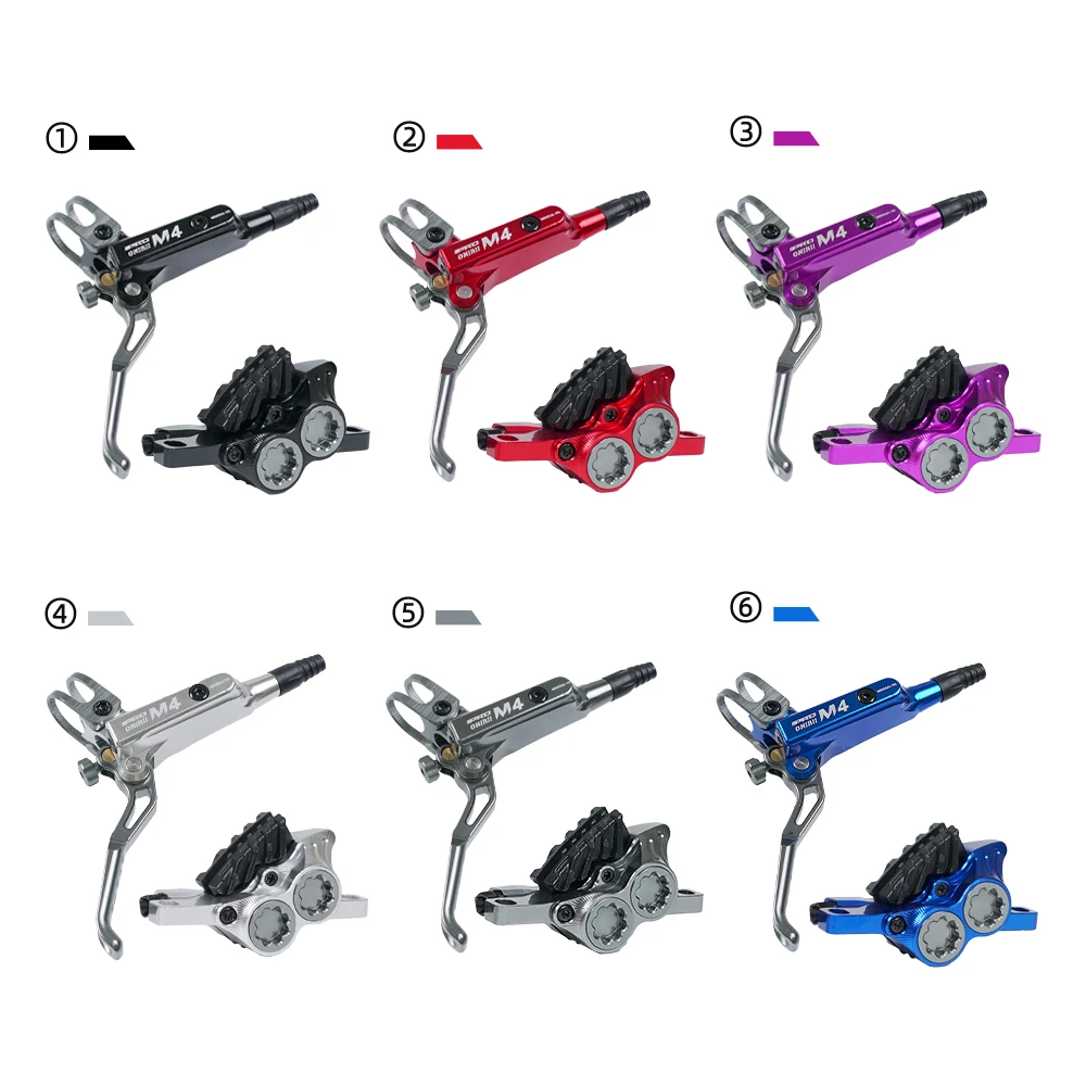 ONIRII M4 4 Piston Hydraulic Disc Brake Bicycle Brake MTB AM HD