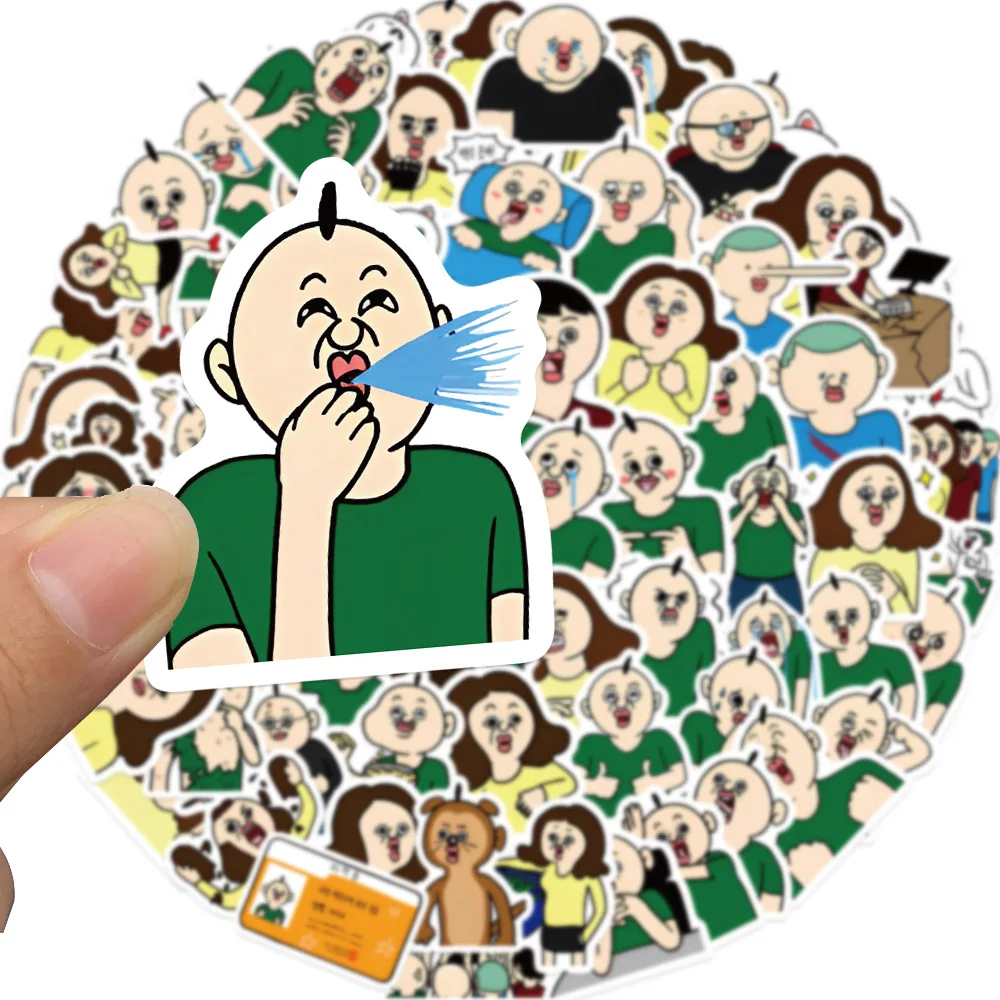 73pcs Cute Cartoon Bang Bang Tang Tang Stickers for Kids Funny Waterproof Decals DIY Phone Laptop Stationery Kawaii Sticker Toys 4