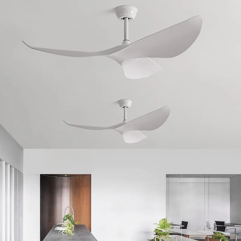 

North European Ceiling Fan Style Retro Restaurant Commercial Variable Frequency Lightless Remote Control Suspended Electric Fan