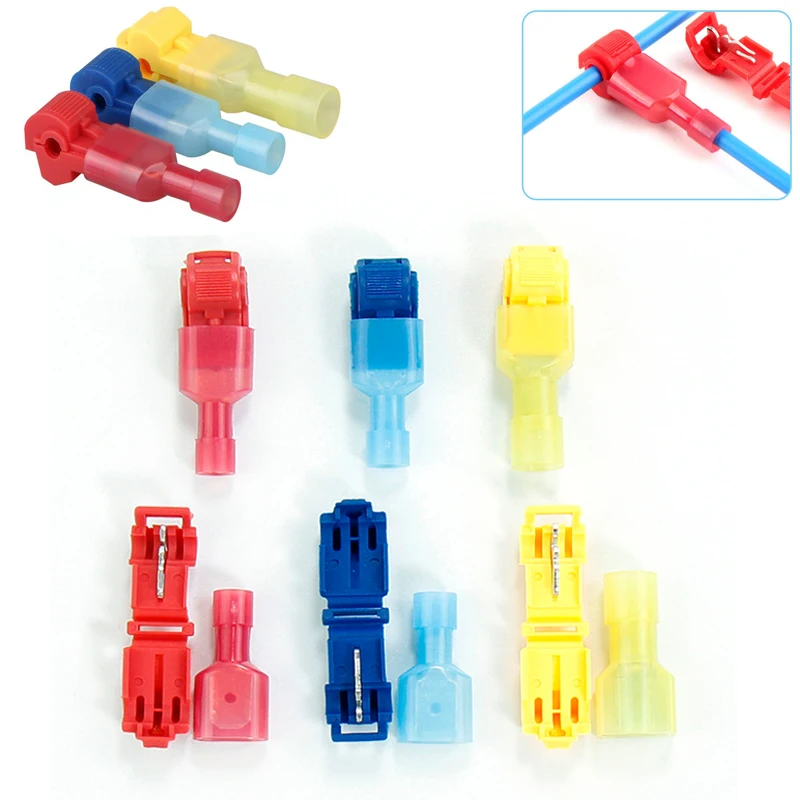 25set Quick Electrical Cable Connectors Snap Splice Lock Wire Terminal