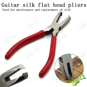 Acoustic Guitar String Cutter Guitar String Wire Cutter Ergonomic Guitar  Bridge Pin Puller Fret Flat Nose Plier Restringing Tool - AliExpress