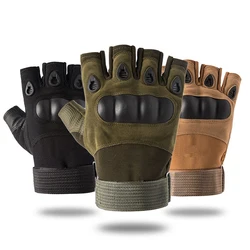 Men's Tactical Gloves Outdoor Half-finger Protective Sports Training Cycling Non-slip Mountaineering Gloves