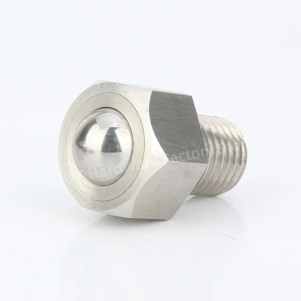 QX312/QX313 Stainless Steel Balls Steel Balls Rolling Ball Conveyor Ball Rollers with Coarse Thread for Transport