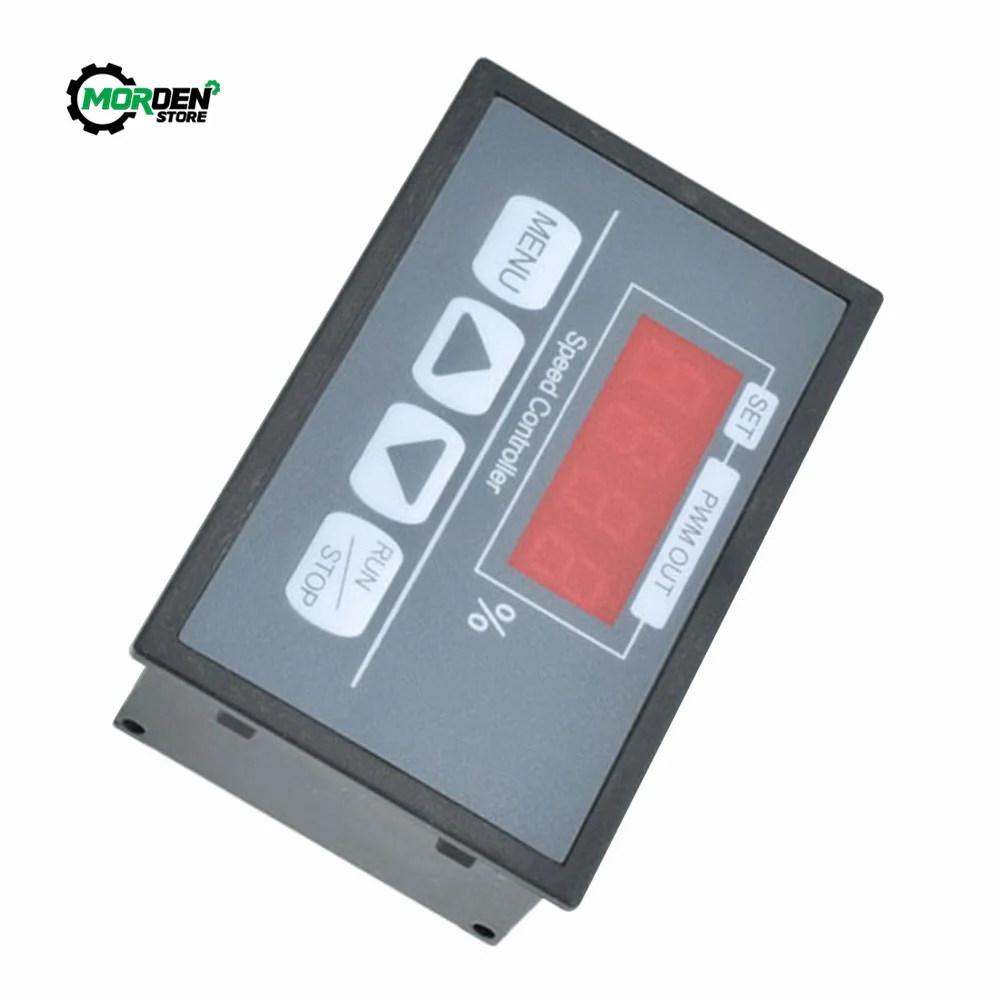 DC 6-60V 30A DC motor controller PWM adjustable speed digital display encoder duty ratio frequency 1-100KHZ power supply