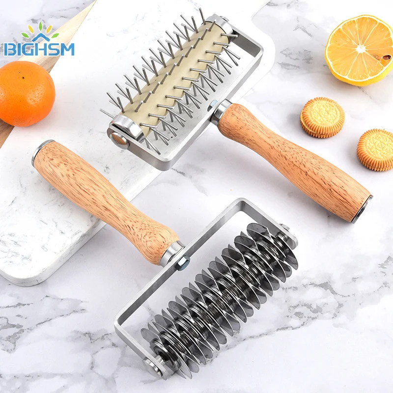 Stainless Steel Lattice Cutter Roller Pastry Bread Pizza Pie Wheel Dough Cutter DIY Cookies Baking Tool Bakeware