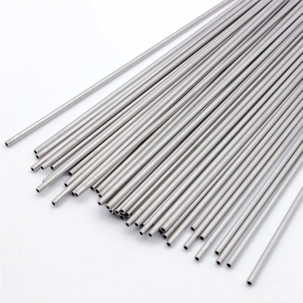 304 stainless steel tube round capillary 100mm 200mm 250mm long seamless straight tube 2x1mm/3x2mm/4x3mm/5x4mm/5x3mm/6x4mm 3~6pc