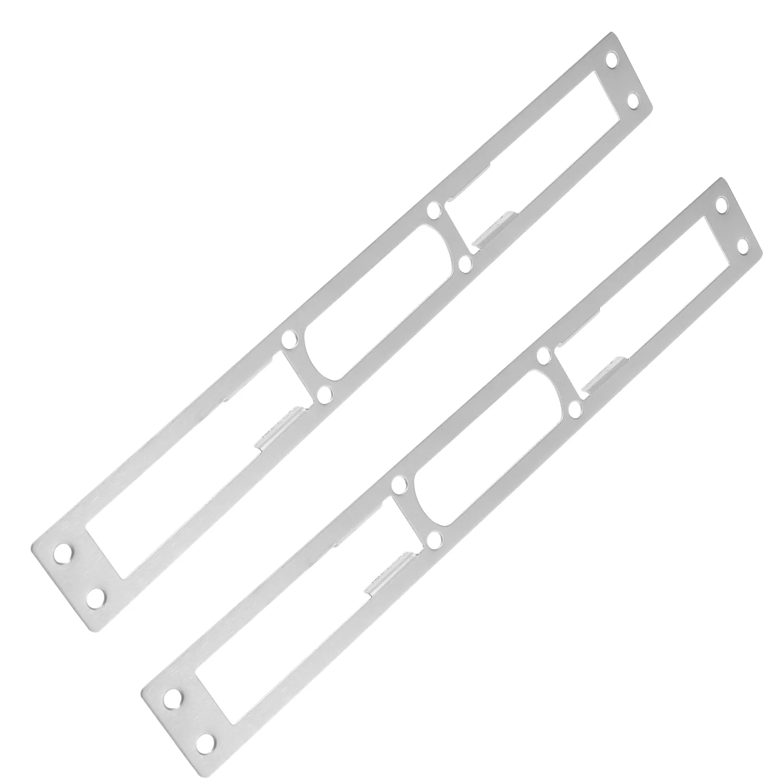 

Lock Tongue Buckle Door Strike Plate Filler Deadbolt Hole Cover Installation Kit Reinforcement Stainless Steel