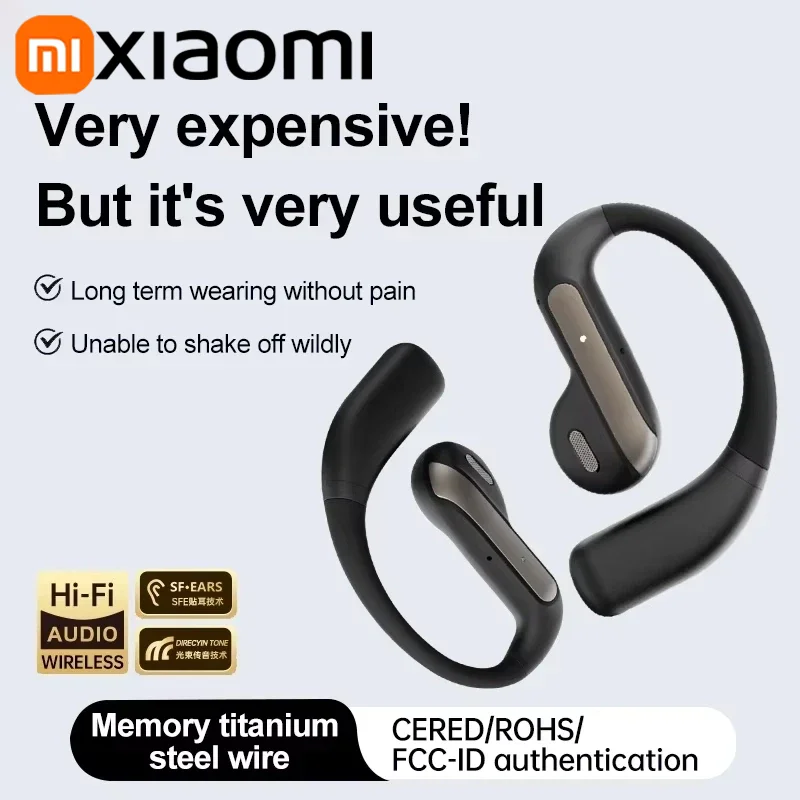 Xiaomi AI Smart Translation Headset NoiseCancelling Wireless sleep Headsets Waterproof Sports Stereo With Mic BluetoothEarohone 2