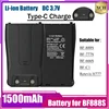 Baofeng Original BF-888S Battery DC 3.7V Li-ion BL-1 Battery for BF-777S 666S,Retevis H777,Compatible H777S/BF-C1 Walkie Talkie 1