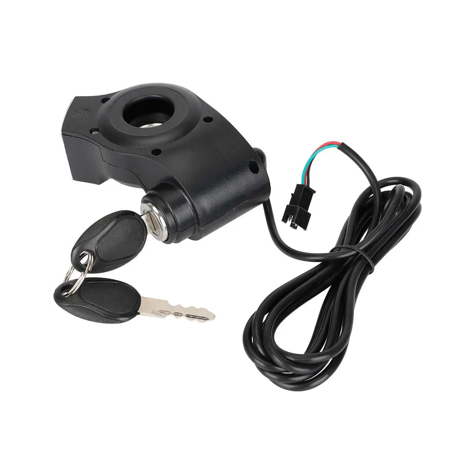 Electric Scooter Spare Parts Ignition Lock with 2 Keys for KUGOO M4 PRO Electric Scooter Cylinder Starter Switch Locks Keys Kick Scooter