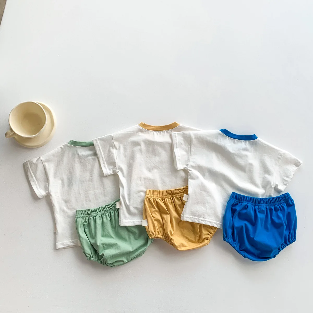 Baby Clothing Set best of sale Baby Clothing Summer Baby Boy Girl Short Sleeve T-Shirt + Shorts Two Piece Cotton Cute Baby Suit 2022 New Style Cartoon baby clothes penguin set
