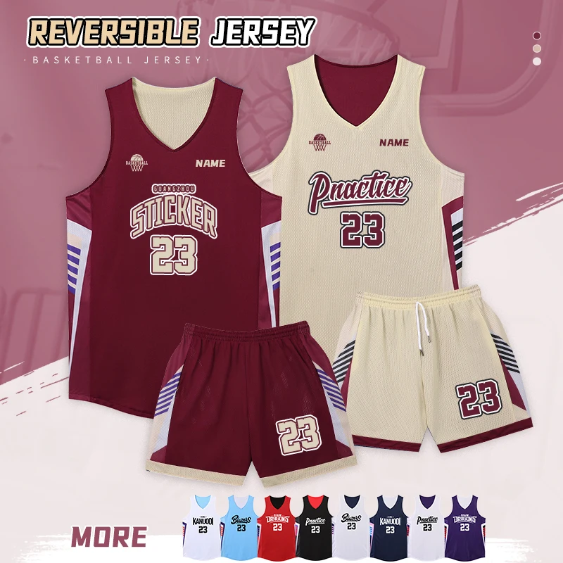 Basketball Jerseys For Boy School Team Training Kids basketball jerseys