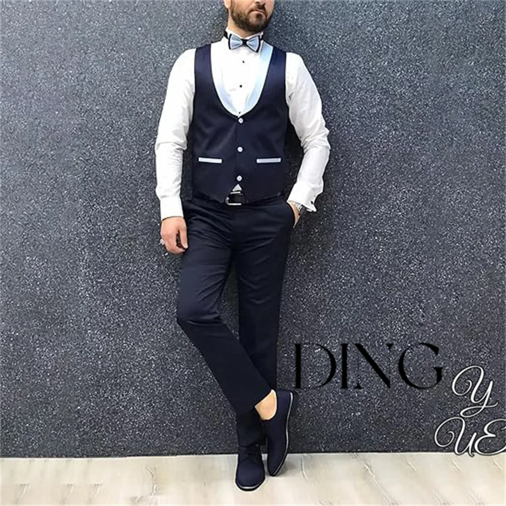 Men's Tuxedo Suit 3 Piece Slim Fit Tuxedo for Men Wedding Suit Prom Tuxedo Suit Blazer Vest Pants Set