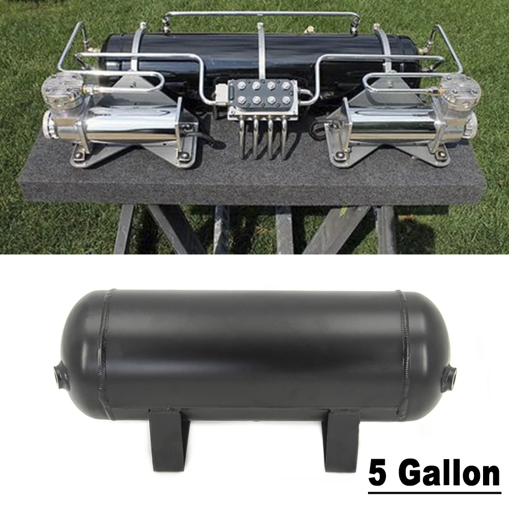 5 Gallon Aluminum Air Cylinder Air Tank Pneumatic Air Suspension System