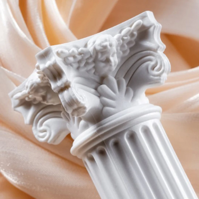 1 stücke Römische Säule Statue Nordic Stil Kerzenhalter Fotografie Prop Wohnkultur Desktop Skulptur Kunst Stück – Detail 8