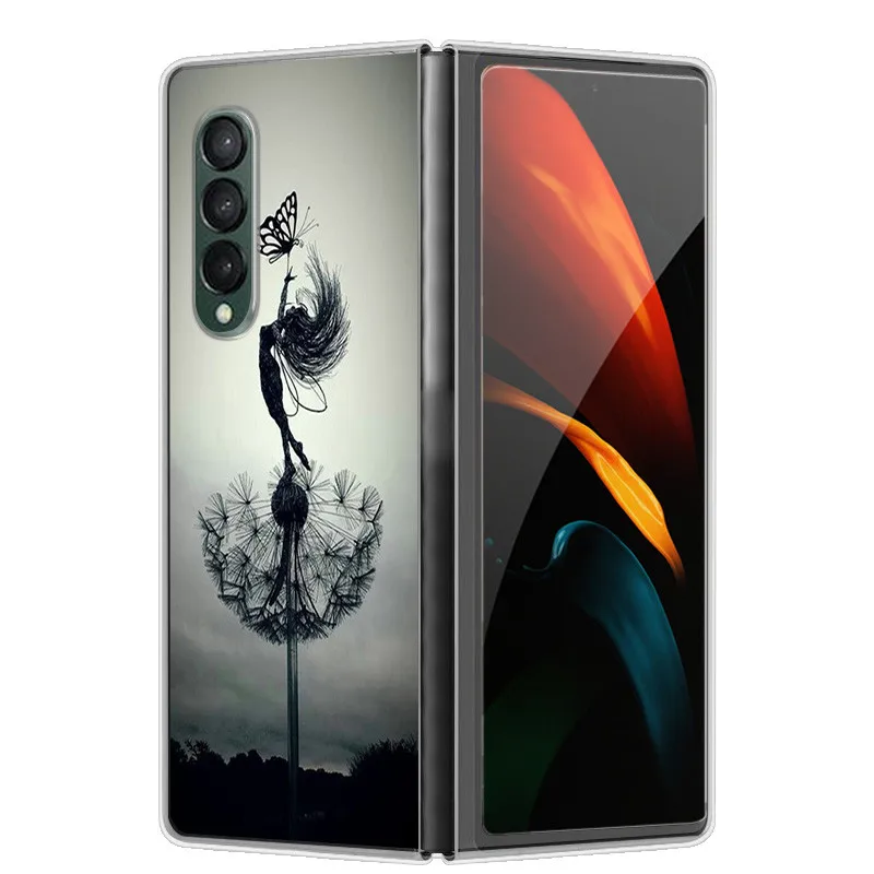 Stylish Hard Clear Protective Phone Case - Cute Fashion Design