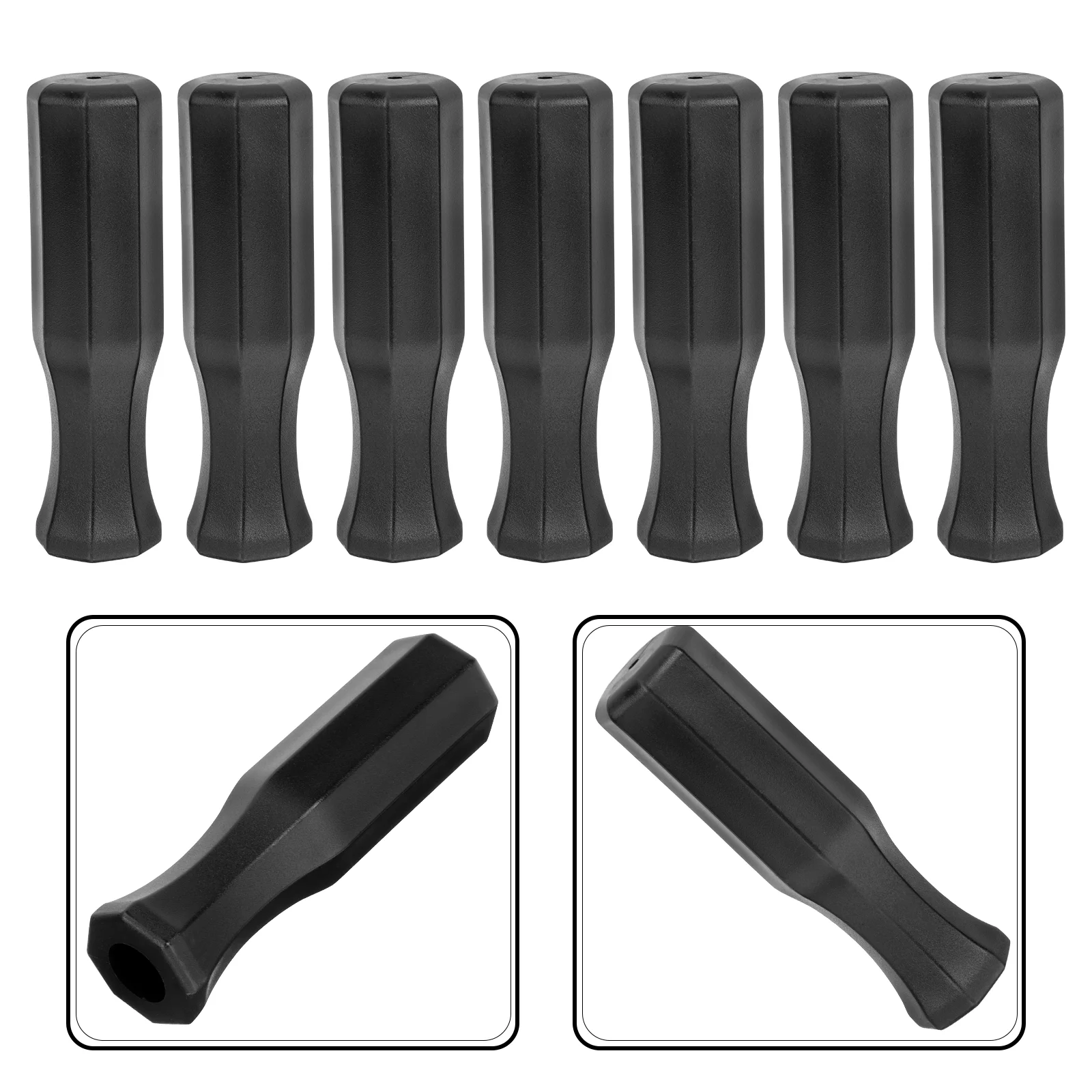 

10 Pcs Desktop Convenient Ergonomic Foosball Handle Accessories Handle Handle Handle Octagonal Plastic Household Table Soccer