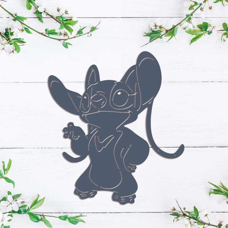 Cute Disney Stitch Cutting Dies Lilo & Stitch Dies for DIY Scrapbooking  Album Embossing Paper Cards Craft Making New 2022 Punch