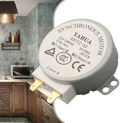 High-Performance Microwave Turntable Backup Motor, AC 220-240V, 5-6 RPM, 50/60Hz