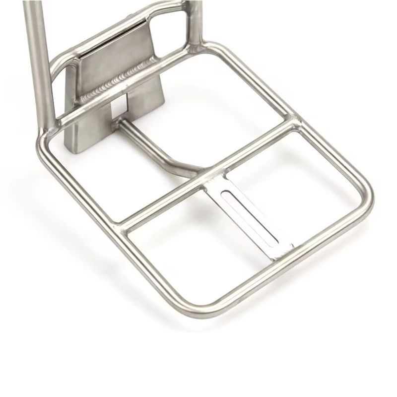 CNC Titanium Front Rack For Brompton Folding Bike, Ultralight Ti Alloy Luggage Carrier Bag Shelf, Upgrade Bicycle Accessories