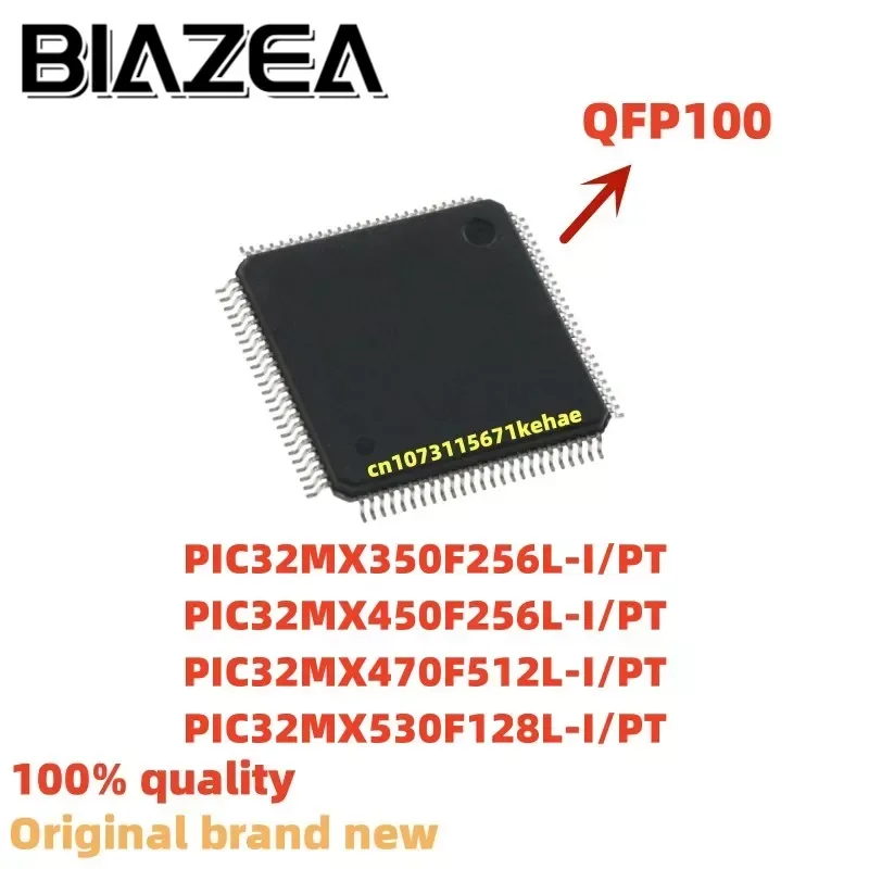 

1piece PIC32MX350F256L-I/PT PIC32MX450F256L-I/PT PIC32MX470F512L-I/PT PIC32MX530F128L-I/PT QFP100 Chipset