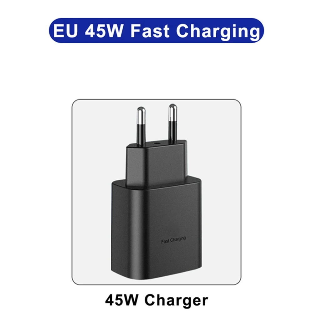 45W PD Super fast charge for  S22 S23 Ultra Note 10+ 5G USB C Mobile Phone Type C US/EU/UK  Fast Quick Charging Wall Adapter