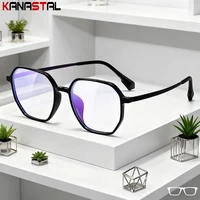 Мужская резиновая титановая оправа для очков, линзы против усталости, женские компьютерные большие очки по рецепту, оправа для очков для чтения при близорукости