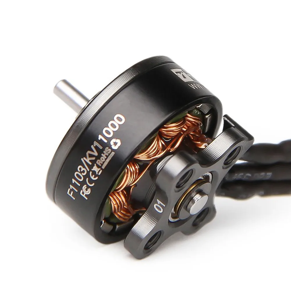 T-모터 브러시리스 FPV 모터, RC FPV 레이싱 이쑤시개, 타이니후프, 시네후프 드론용, F1103, 8000KV, 11000KV, 2-3S