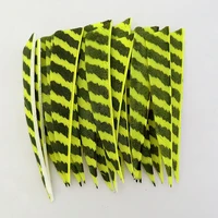 50Pcs 4" IBOUNFOX Archery Arrow Turkey Feather Fletching Left Wings 4 Inch for Bow Arrow Shaft Vanes DIY Shield 2