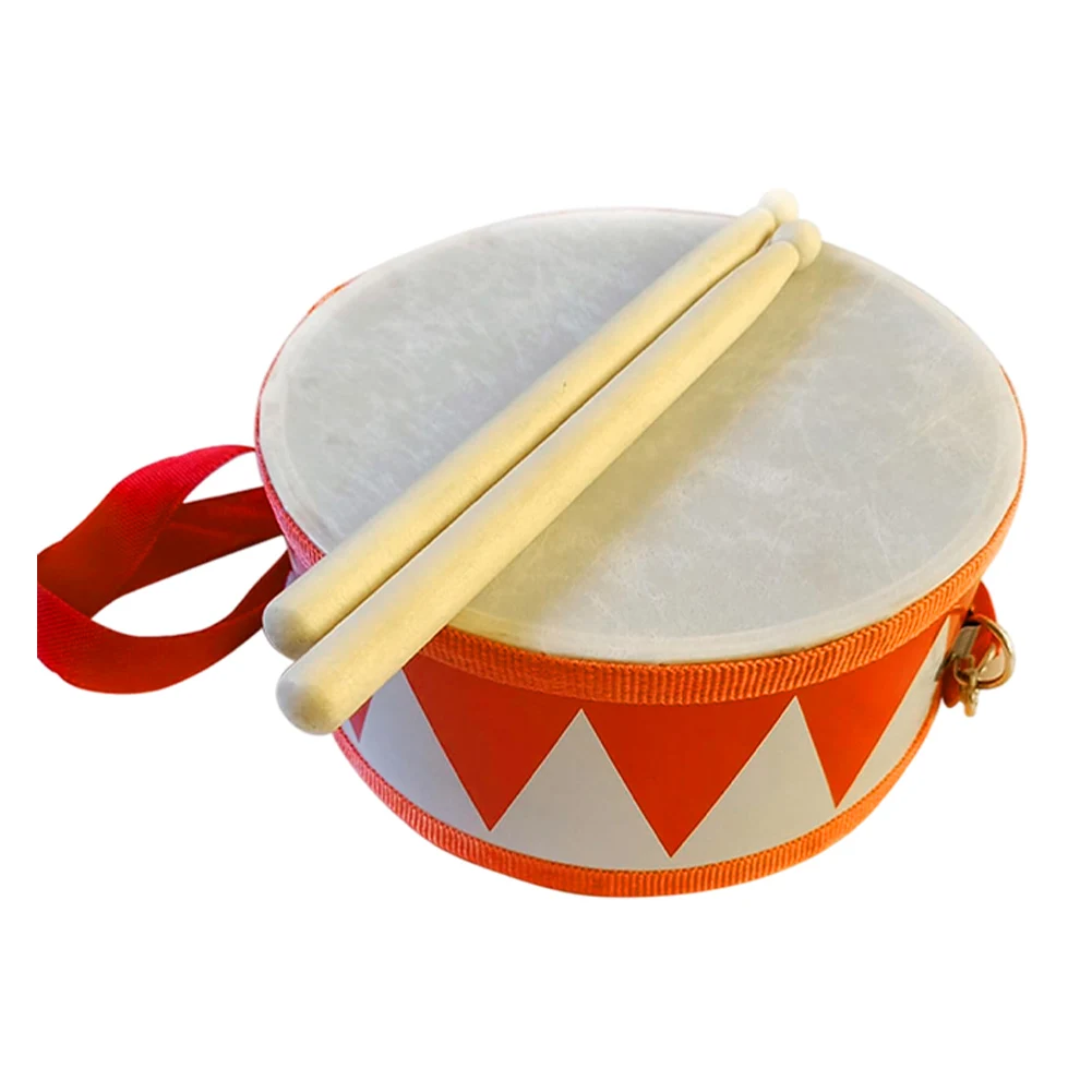 Musical Percussion Instruments Snare Drum Practice Pad Kids 6 Inch Wooden Snare with Adjustable Strap Drumsticks