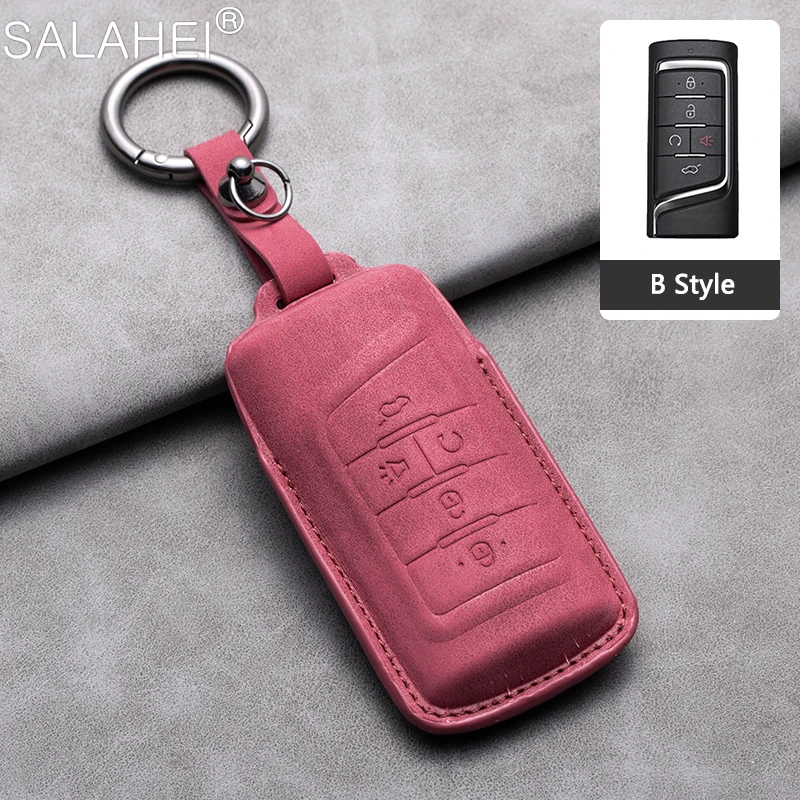 

Leather Car Key Case Bag For GAC Trumpchi GS4 GM8 GA3 GA6 SGS7 GA4 GS5 GS3 Legend GS8 Empow J11 J12 J13 J14 J15 J16 Accessories