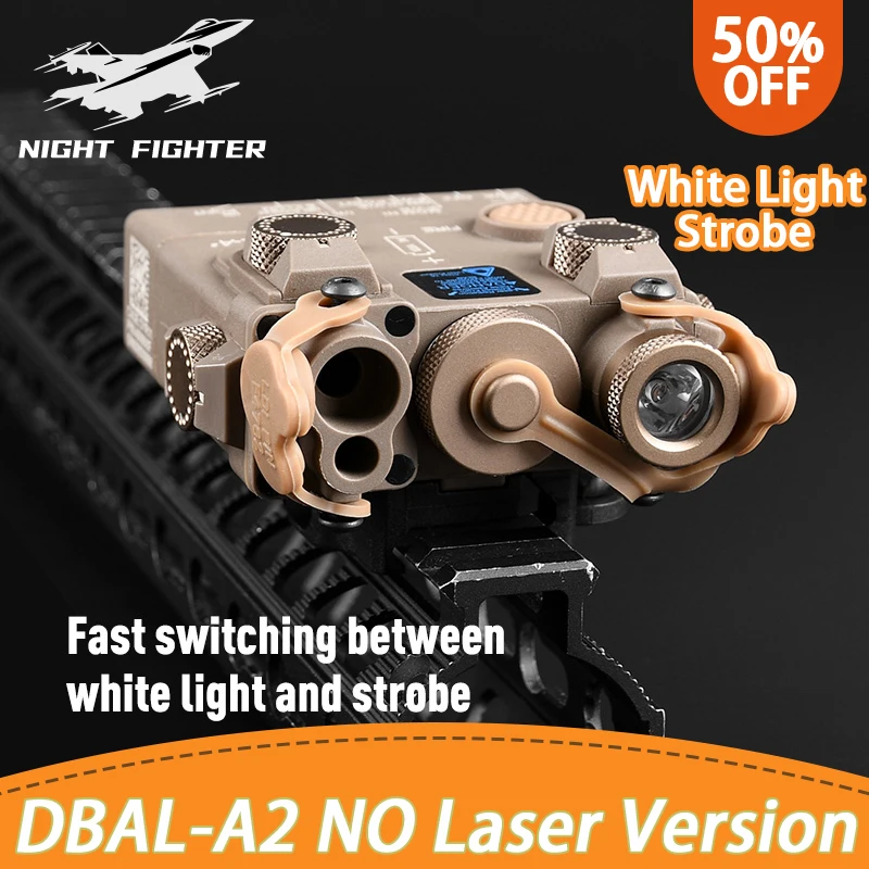 

Tactical Light DBAL-A2 Only White Light Strobe Version Airsoft Weapon Lamp Flashlight Light Equipment Accessories No Laser Hunt