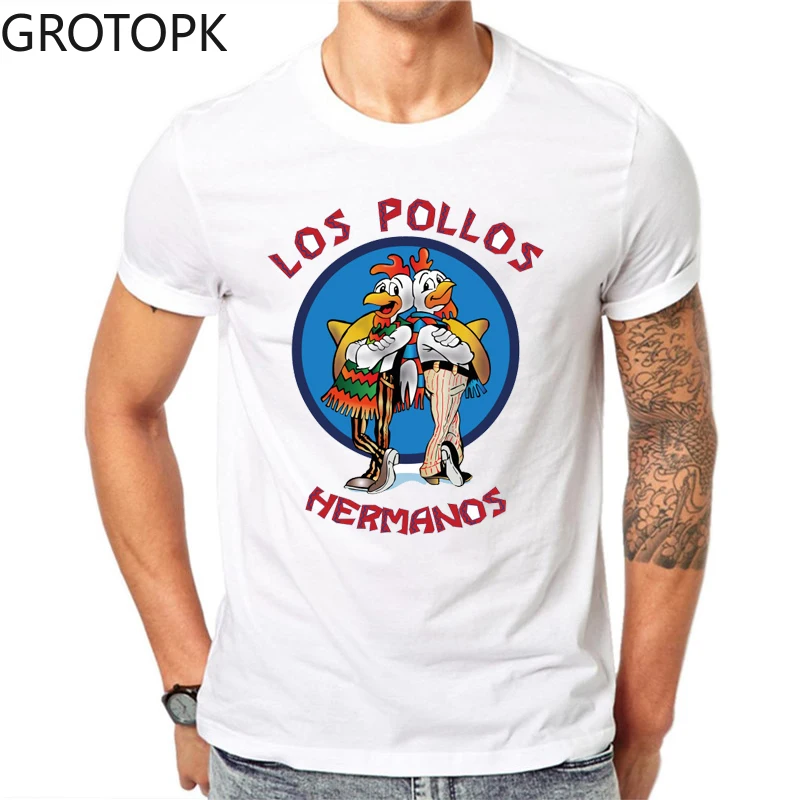 Футболка Los Pollos Hermanos куриные братья горячая Распродажа 2022 летняя модная уличная