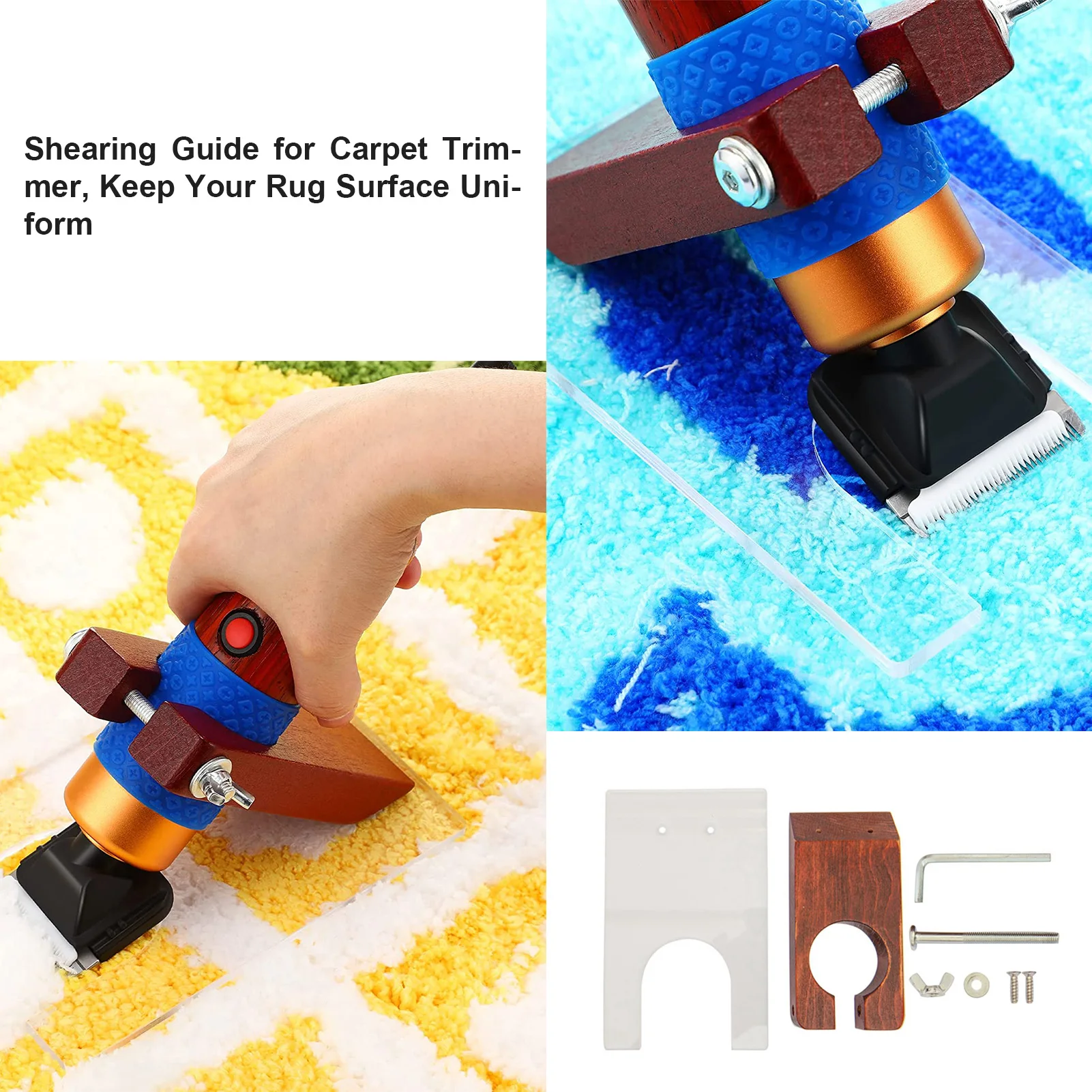 Shearing Guide For Carpet Trimmer Guide Carpet Trimmer Bracket Rug Shaver  Stand For Carpet Trimmers Wood And Acrylic Rug Carver