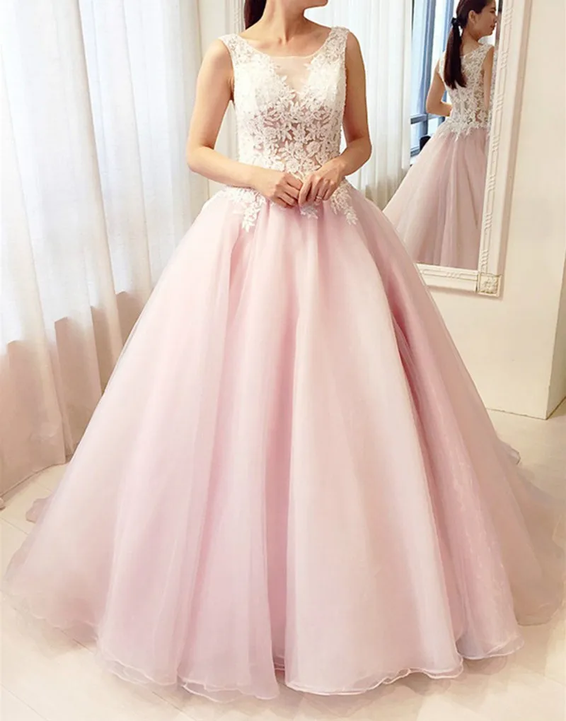 

ANGELSBRIDEP бальное платье с воротником-лодочкой Свадебные платья Vestido De Noiva модная аппликация со шлейфом корсет со шнуровкой длина до пола