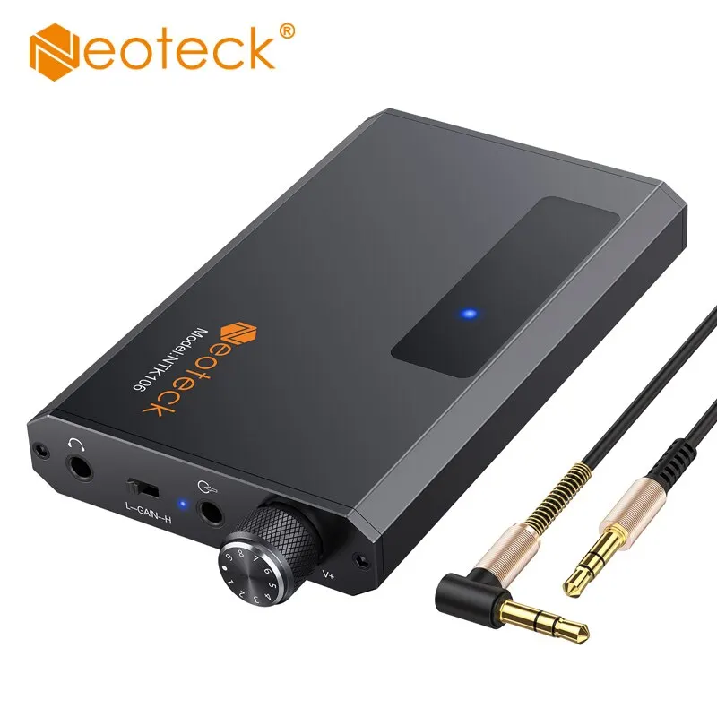 Neoteck HiFi Headphone Amplifier Bluetooth 5.0 Receiver Portable 3.5mm