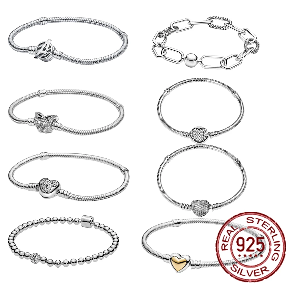 Jewelry Making 100 Sterling Silver Bracelet Fit Design Beads Charms Diy Jewelry Aliexpress