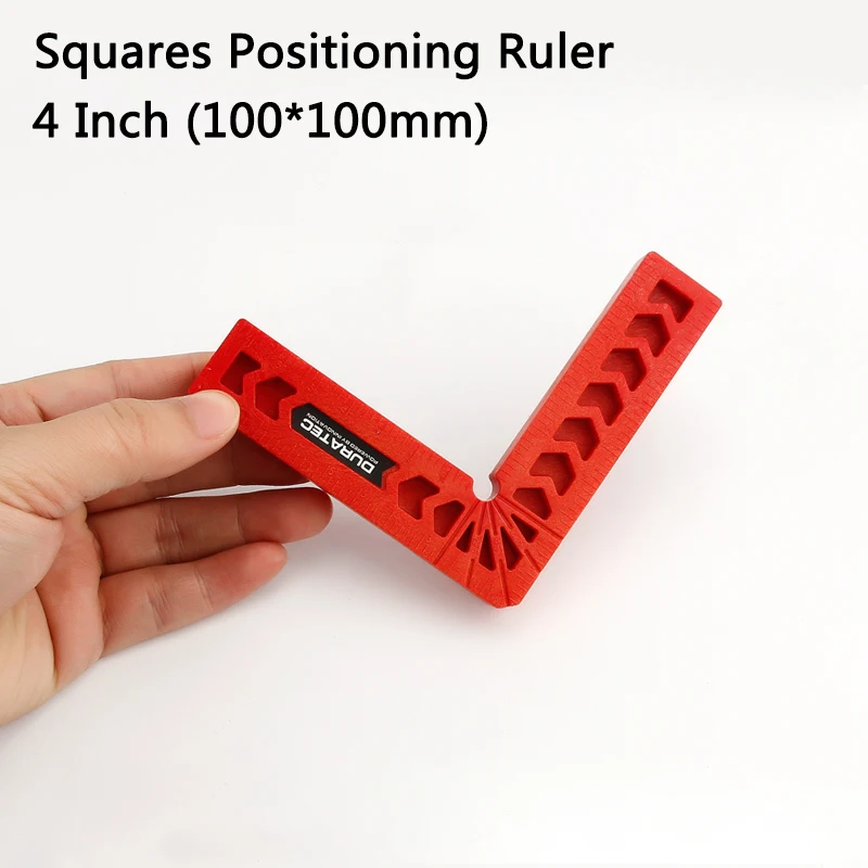 100x100mm-4inch-Squares-Positioning-Ruler-90-Degree-Right-angle-Clamp-L ...