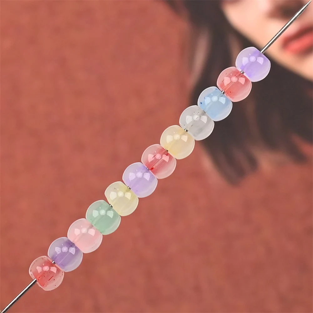 4mm 체코 고양이 눈 작은 유리 구슬 라운드 스페이서 루즈 비즈 쥬얼리 만들기 DIY 팔찌 목걸이 귀걸이 결과