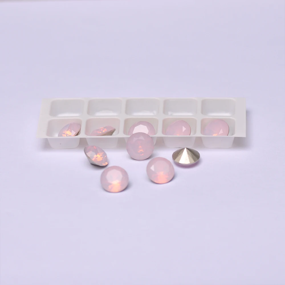 로즈 워터 오팔 DIY 공예 바느질 용품, 모조 다이아몬드 K9 유리 반짝이 장식, 크리스탈 스톤, 댄스 드레스 장식