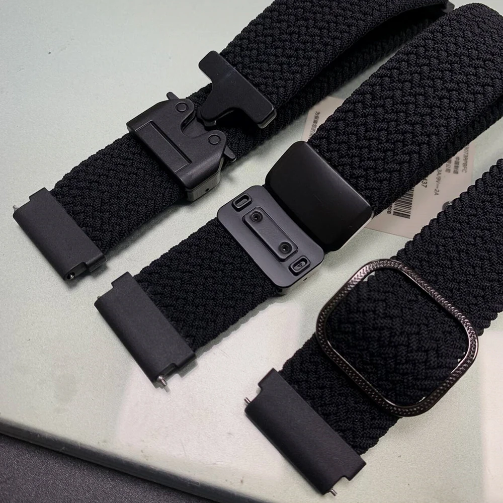 Nylon Braided Elastic Watchband - 20mm/22mm