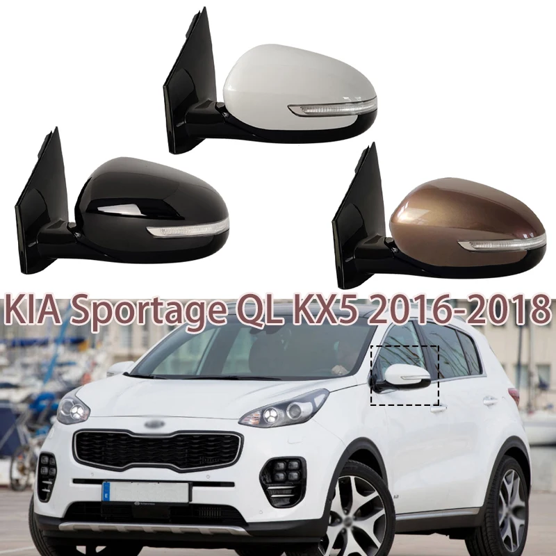 Car Outside Rearview Mirror Side Rear View Mirror Assembly For Kia