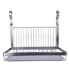 Stainless Steel Folding Hanging Dish Rack Draining Bowl Rack Plates Organizer Tableware Kitchen Storage Kitchen Organizer Shelf 1