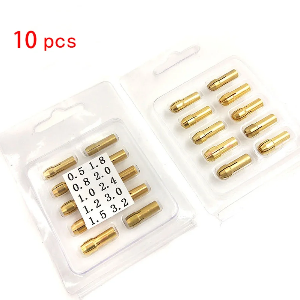 

0.5-3.2mm Electric Grinder Chuck 10pcs 4.2mm Accessory Set Compatible With Most Rotating Tools Drill Chucks Collet High Quality