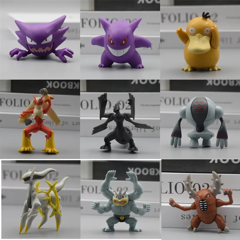 6-10Cm Pokemon Scarlet And Violet Toys Sprrigato Quaxly Fuecoco Koraidon Arceus Pikachu Action Figure Modello In Pvc Da Collezione