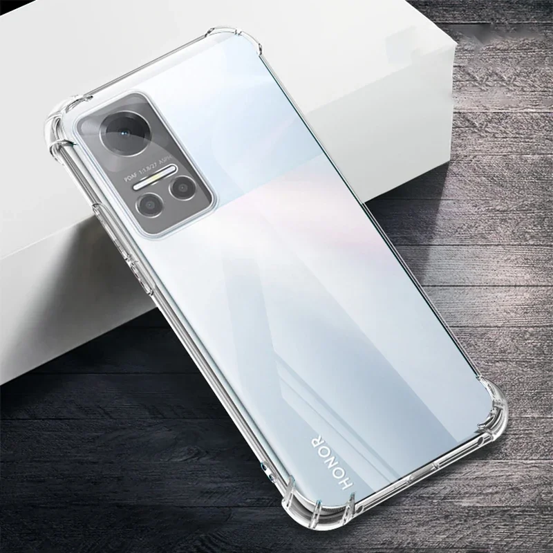 Luxury Airbag Soft Transparent Clear Silicone Back Cover