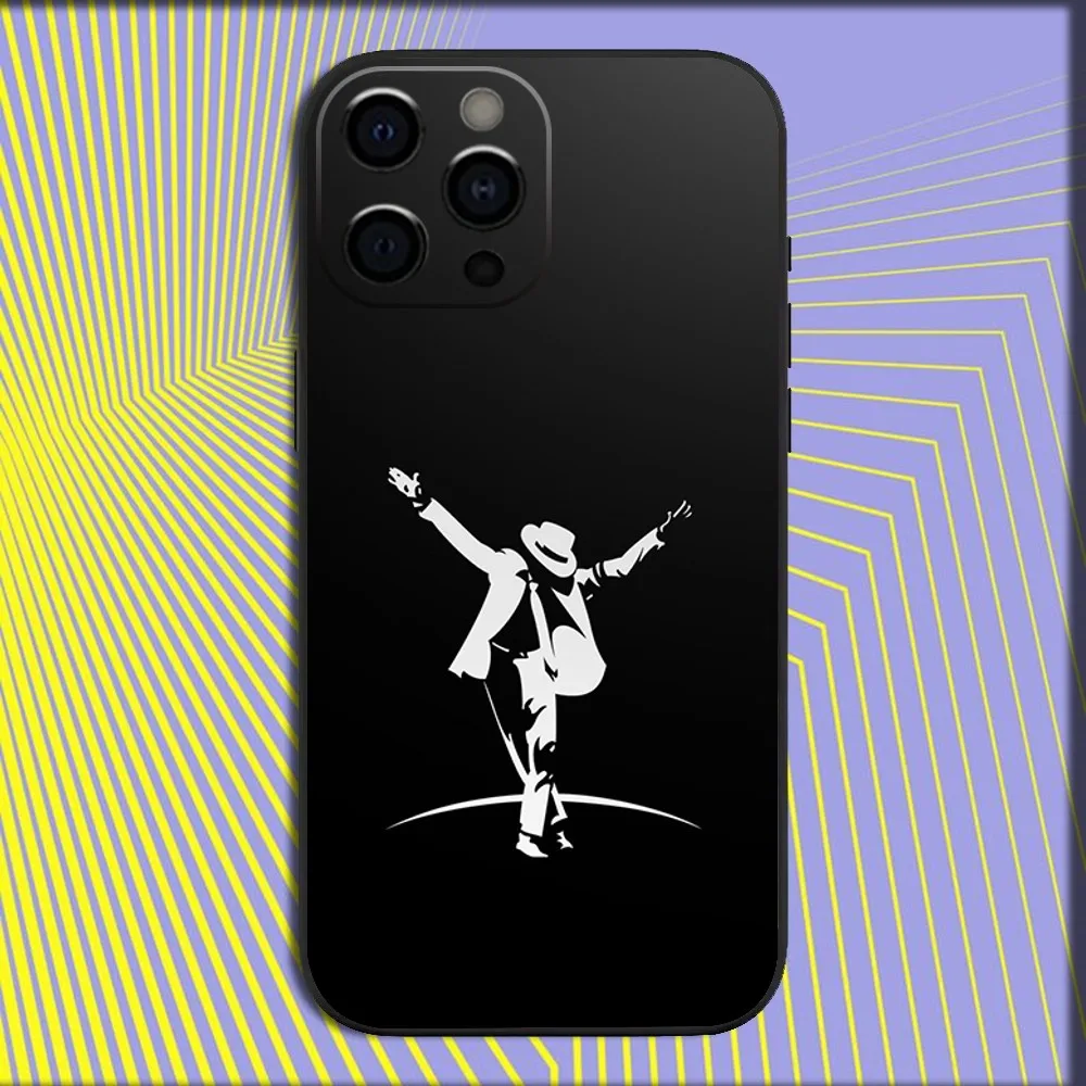 Michael Jackson Tribute Soft Black Phone Case Cover