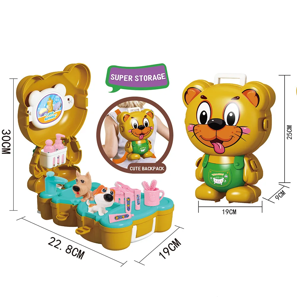 Children's educational play house kitchen utensils girls beauty portable tools tableware medical tools toys small gifts 5