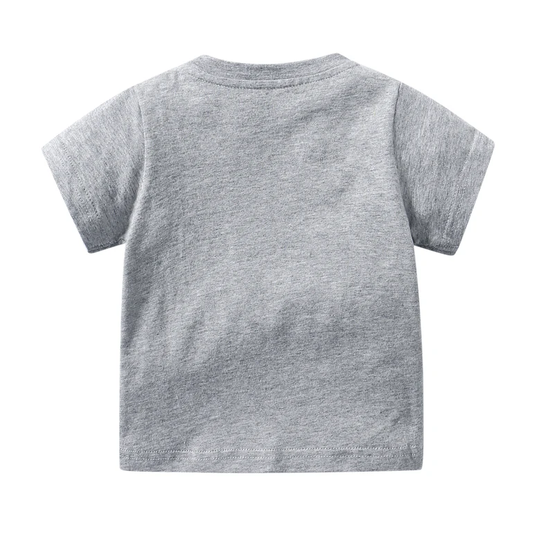 Baby Clothing Newborn Boy Girl 100% Cotton T-shirt 0 To 24 Months Summer Solid Color Crew-Neck Short Sleeve Shoulder Buckle Tees 2